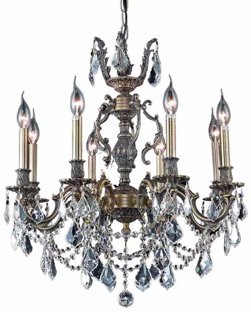 ZC121-9508D24AB/EC By Regency Lighting - Marseille Collection Antique Bronze Finish 8 Lights Dining Room