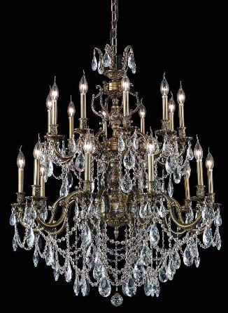 C121-9520G36AB By Regency Lighting-Marseille Collection Antique Bronze Finish 20 Lights Chandelier