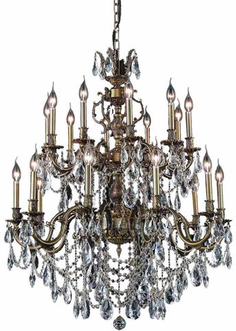 ZC121-9520G36AB/EC By Regency Lighting - Marseille Collection Antique Bronze Finish 20 Lights Foyer/Hallway