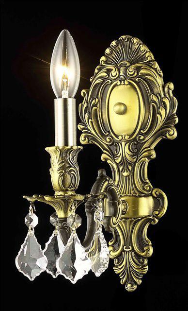 ZC121-9601W5AB/EC By Regency Lighting Monarch Collection 1 Light Wall Sconces Antique Bronze Finish