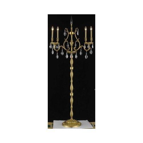 C121-9604FL26PW/RC By Elegant Lighting Monarch Collection 4 Lights Floor Lamp Pewter Finish