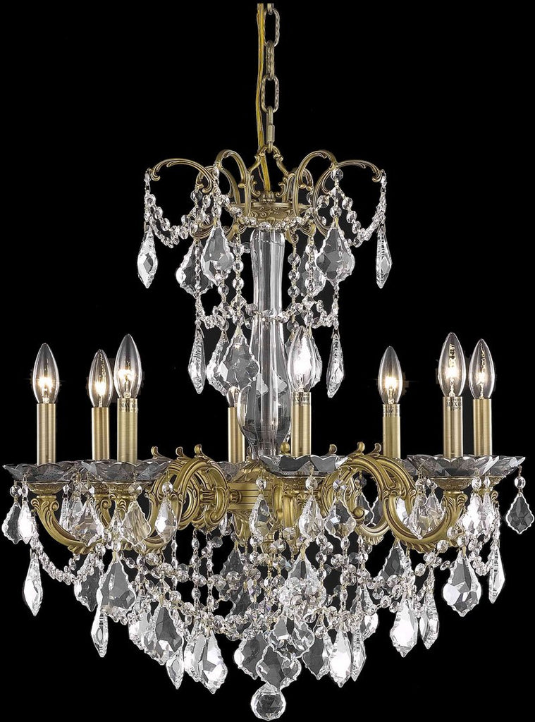 ZC121-9708D24PW/EC By Regency Lighting - Athena Collection Pewter Finish 8 Lights Dining Room