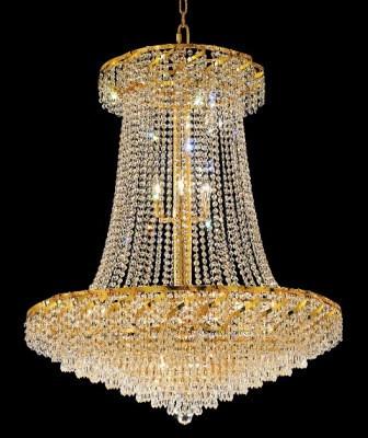 C121-ECA4G36SG By Regency Lighting-Belenus Collection Gold Finish 22 Lights Chandelier