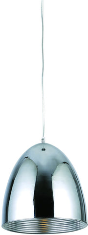 C121-PD1244 By Elegant Lighting - Industrial Collection Chrome Finish 1 Light Pendant lamp