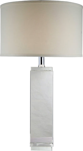 C121-TL1003 By Elegant Lighting - Regina Collection Chrome Finish 1 Light Table Lamp