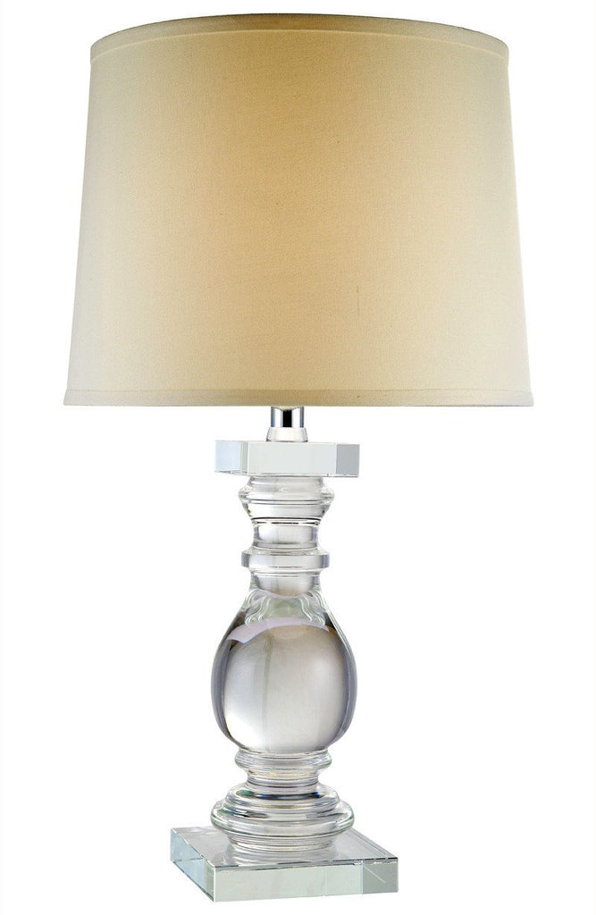 C121-TL1007 By Elegant Lighting - Regina Collection Chrome Finish 1 Light Table Lamp
