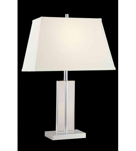 C121-TL106 By Elegant Lighting Grace Collection 1 Light Table Lamp Chrome Finish