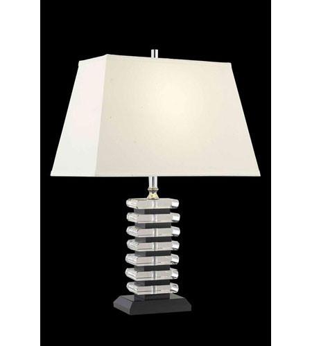C121-TL111 By Elegant Lighting Grace Collection 1 Light Table Lamp Chrome Finish