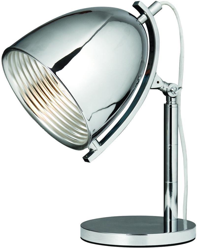 C121-TL1246 By Elegant Lighting - Industrial Collection Chrome Finish 1 Light Table Lamp