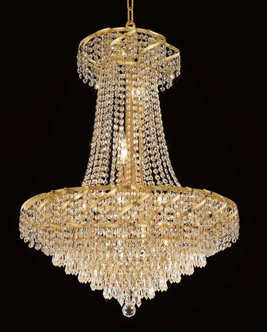 ZC121-ECA4D26G/EC By Regency Lighting - Belenus Collection Gold Finish 15 Lights Dining Room