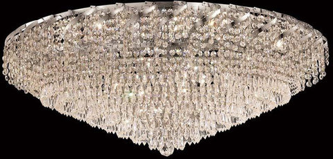 ZC121-ECA4F36C/EC By Regency Lighting - Belenus Collection Chrome Finish 28 Lights Flush Mount