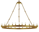 Wrought Iron Vintage Barn Metal Castile One Tier Chandelier Industrial Loft Rustic Lighting