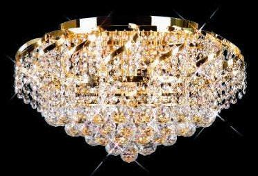 ZC121-VECA1F16G By REGENCY - Belenus Collection 24k Gold Plated Finish Flush Semi Flush Lighting