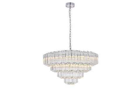 ZC121-1706D26C - Urban Classic: Riviera 9 Light Chrome Chandelier