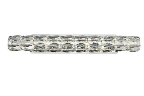 ZC121-3501W30C - Regency Lighting: Valetta Integrated LED chip light Chrome Wall Sconce Clear Royal Cut Crystal