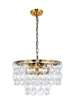 ZC121-1713D16LAB - Urban Classic: Eden 5 light in Light Antique Brass Pendant