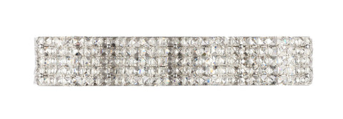 ZC121-LD7017C - Living District: Ollie 4 light Chrome and Clear Crystals wall sconce
