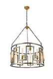 ZC121-1544D32VN - Urban Classic: Fontana 16 light in 
Vintage Nickel chandelier