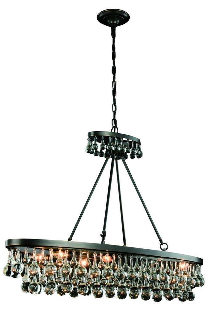 ZC121-1509G44BZ - Urban Classic: Bettina 8 light Bronze Pendant Clear Royal Cut Crystal