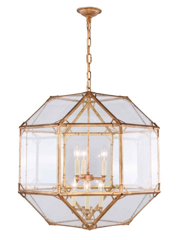 ZC121-1514D24GI - Urban Classic: Gordon 6 light Golden Iron Chandelier